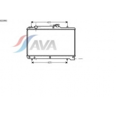 SZ2050 AVA Радиатор, охлаждение двигателя