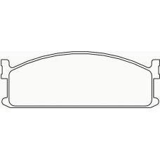 MDB1310 MINTEX Комплект тормозных колодок, дисковый тормоз