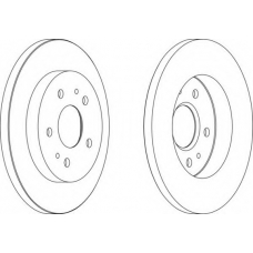 DDF1387 FERODO Тормозной диск