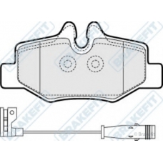 PD3106 APEC Комплект тормозных колодок, дисковый тормоз