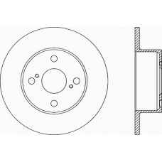 BDR2044.10 OPEN PARTS Тормозной диск