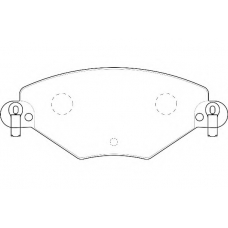 WBP23277A WAGNER LOCKHEED Комплект тормозных колодок, дисковый тормоз