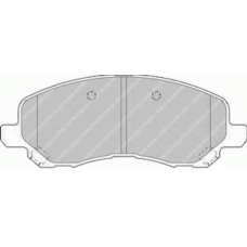 FDB1621 FERODO Комплект тормозных колодок, дисковый тормоз