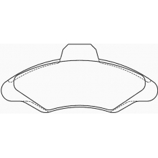 MDK0004 MINTEX Комплект тормозов, дисковый тормозной механизм