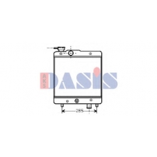 080020N AKS DASIS Радиатор, охлаждение двигателя