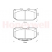 572252B BENDIX Комплект тормозных колодок, дисковый тормоз