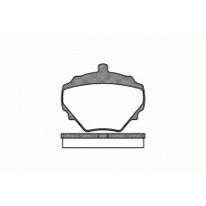 0052.10 REMSA Комплект тормозных колодок, дисковый тормоз