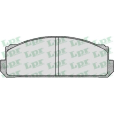 05P489 LPR Комплект тормозных колодок, дисковый тормоз
