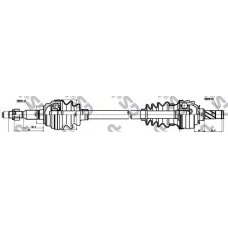 244033 GSP Приводной вал