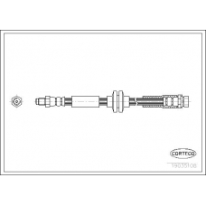 19035108 CORTECO Тормозной шланг