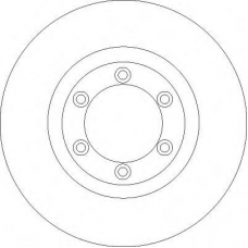 DF4168 TRW Тормозной диск