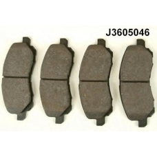 J3605046 NIPPARTS Комплект тормозных колодок, дисковый тормоз