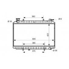 QER1765 QUINTON HAZELL Радиатор, охлаждение двигателя