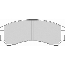FD6356A NECTO Комплект тормозных колодок, дисковый тормоз