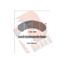 RB2146 R BRAKE Комплект тормозных колодок, дисковый тормоз
