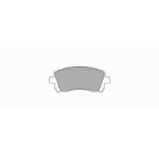 851 SIMER Комплект тормозных колодок, дисковый тормоз