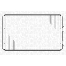 350218304000 MAGNETI MARELLI Теплообменник, отопление салона