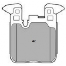 FBP-1888 FREMAX Комплект тормозных колодок, дисковый тормоз