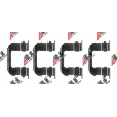 1287Q ABS Комплектующие, колодки дискового тормоза