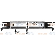 8ML 376 900-411 HELLA Интеркулер