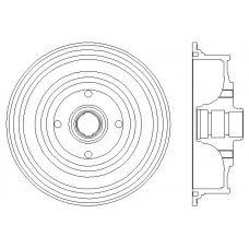 MBD069 MINTEX Тормозной барабан