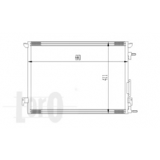 037-016-0013 LORO Конденсатор, кондиционер
