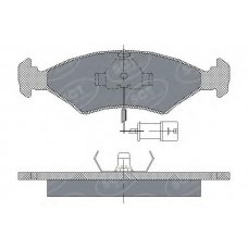 SP 142 SCT Комплект тормозных колодок, дисковый тормоз