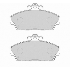 FD6385A NECTO Комплект тормозных колодок, дисковый тормоз