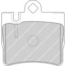 FSL1427 FERODO Комплект тормозных колодок, дисковый тормоз