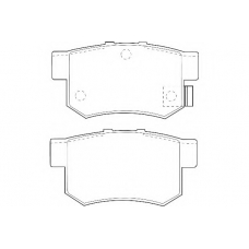 WBP21719A WAGNER LOCKHEED Комплект тормозных колодок, дисковый тормоз