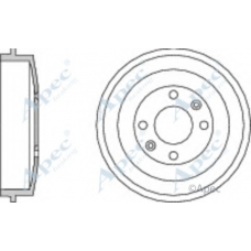 DRM9521 APEC Тормозной барабан