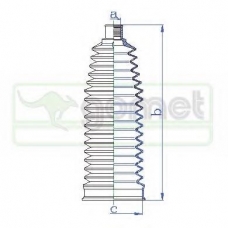 T492110 GOMET Пыльник, рулевое управление