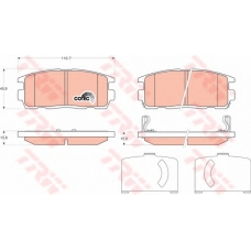 DP1010.10.0189 Dr!ve+ Комплект тормозных колодок, дисковый тормоз