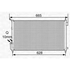 350203350000 MAGNETI MARELLI Конденсатор, кондиционер