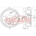 BD-0114 FREMAX Тормозной барабан