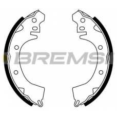 GF0815 BREMSI Комплект тормозных колодок