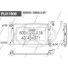 T156A63 NPS Радиатор, охлаждение двигателя
