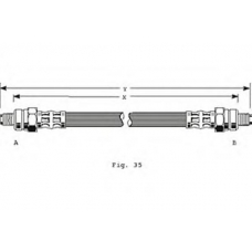 PHC223 TRW Тормозной шланг