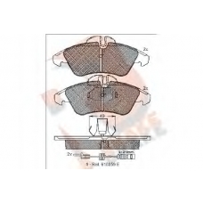 RB1104 R BRAKE Комплект тормозных колодок, дисковый тормоз