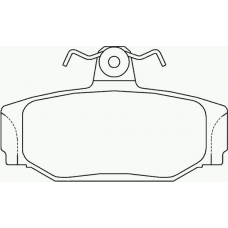 MDB1467 MINTEX Комплект тормозных колодок, дисковый тормоз
