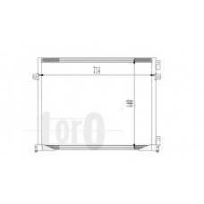 037-016-0033 LORO Конденсатор, кондиционер