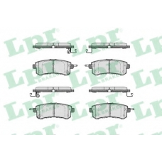 05P1798 LPR Комплект тормозных колодок, дисковый тормоз