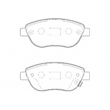 WBP23981A WAGNER LOCKHEED Комплект тормозных колодок, дисковый тормоз
