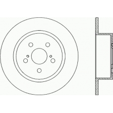 BDR2042.10 OPEN PARTS Тормозной диск