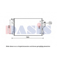 512065N AKS DASIS Конденсатор, кондиционер