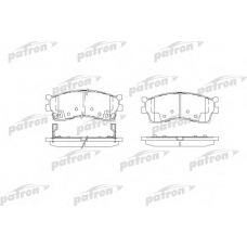 PBP1602 PATRON Комплект тормозных колодок, дисковый тормоз
