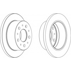 DDF1574 FERODO Тормозной диск