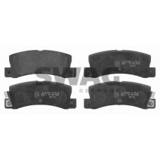 81 91 6580 SWAG Комплект тормозных колодок, дисковый тормоз