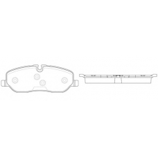 FP1098 FIT Комплект тормозных колодок, дисковый тормоз