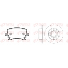 81031.00 REMSA Комплект тормозов, дисковый тормозной механизм